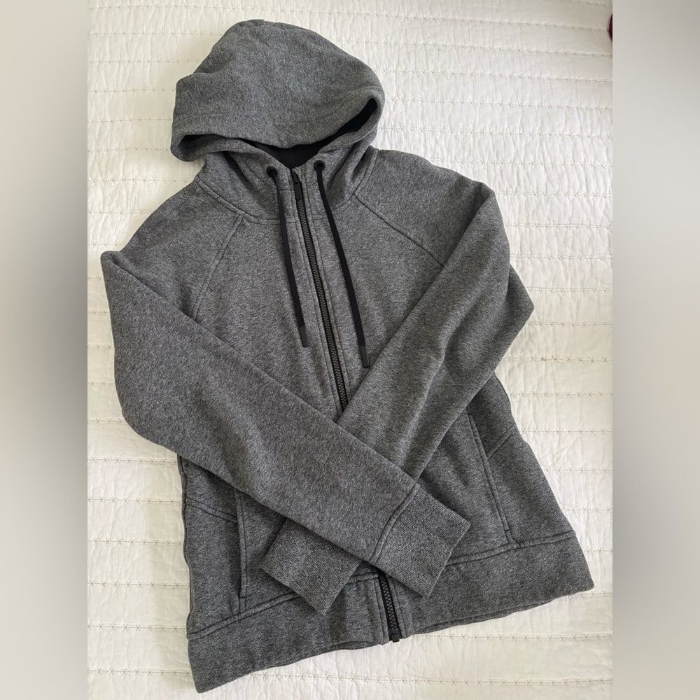 Gray Zip-Up Lululemon Hoodie